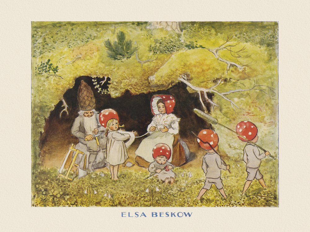 A Tomotebo-gyerekek Család alkotó: Elsa Beskow