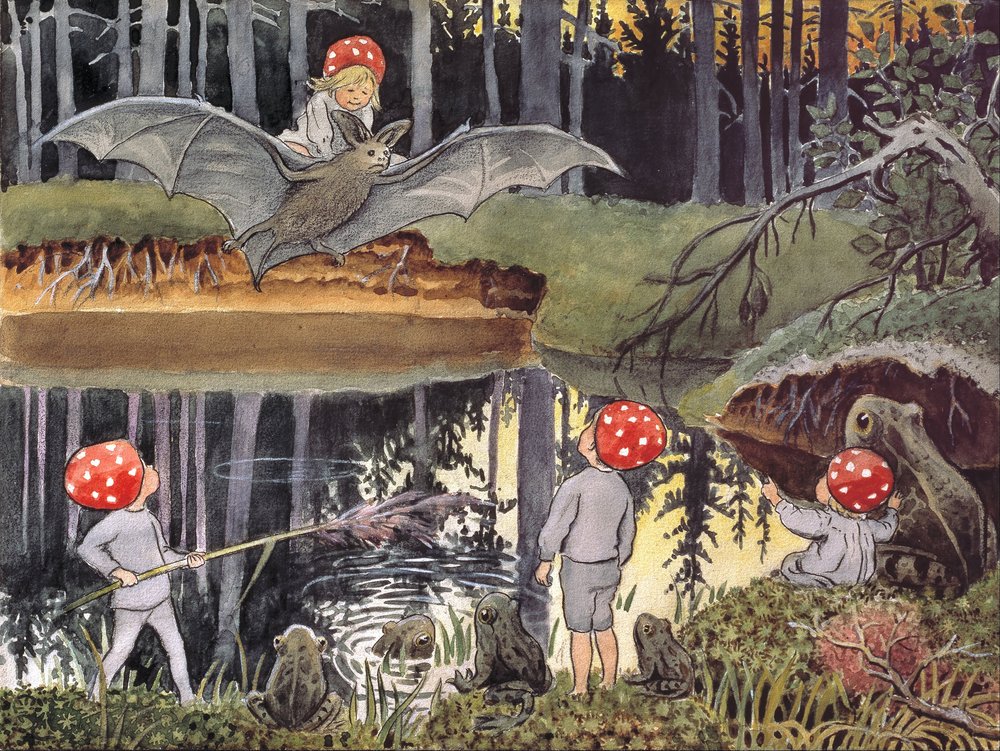 A manógyerekek: A denevér alkotó: Elsa Beskow