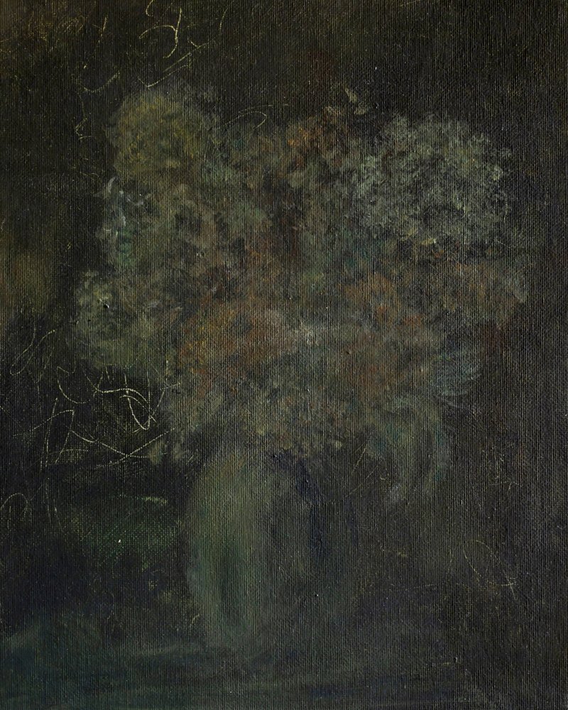Sötét virágos csendélet alkotó: Emily Tingey