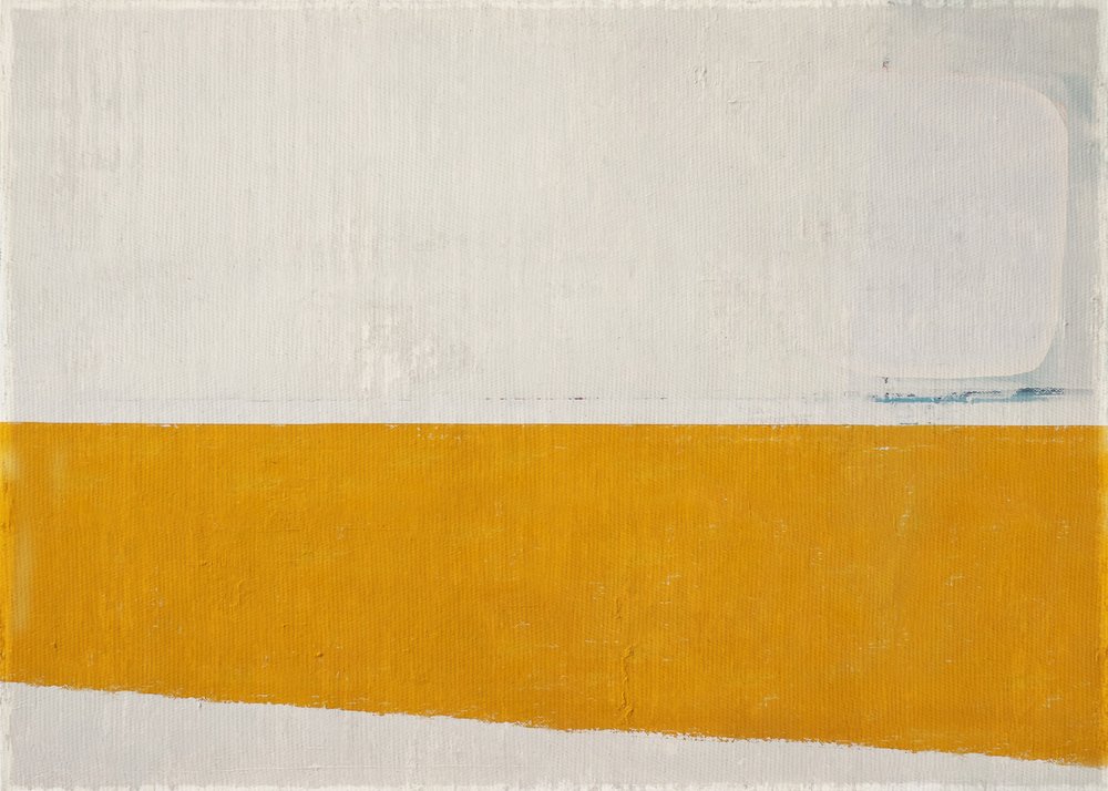 Minimalista sárga horizont alkotó: Fernando Vieira