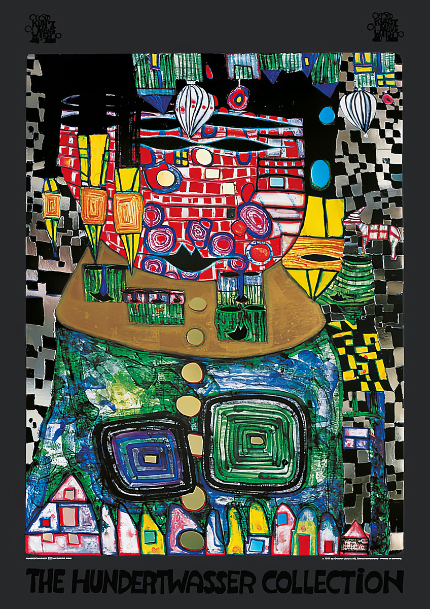 Az Antipódok királya alkotó: Friedensreich Hundertwasser