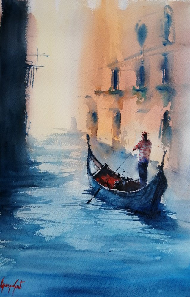 Arany Velencei Gondola alkotó: Giorgio Gosti