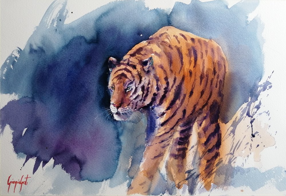 A tigris fenséges lépése alkotó: Giorgio Gosti