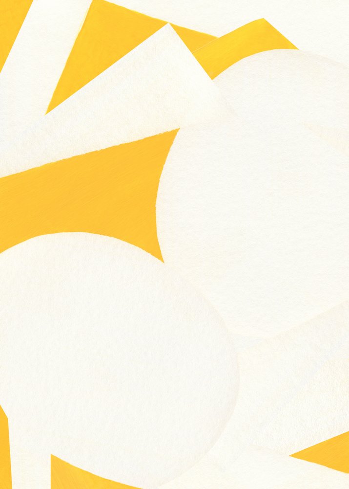 Aranyszínű absztrakt formák alkotó: Jenja Braun