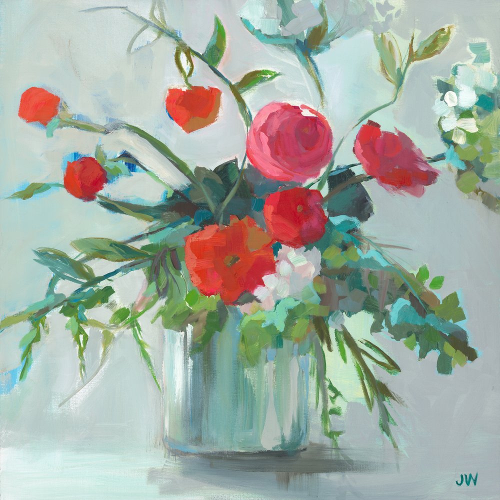 Vörös ranunculus alkotó: Jenny Westenhofer