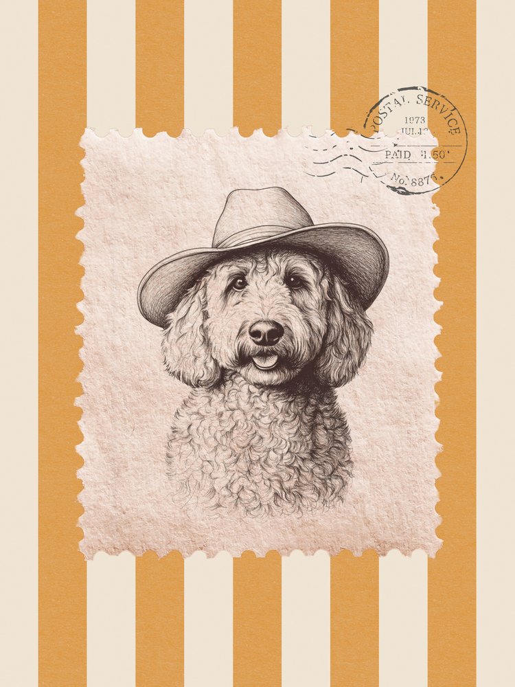 Kutyaportré cowboy stílusban alkotó: Jolly and Dash