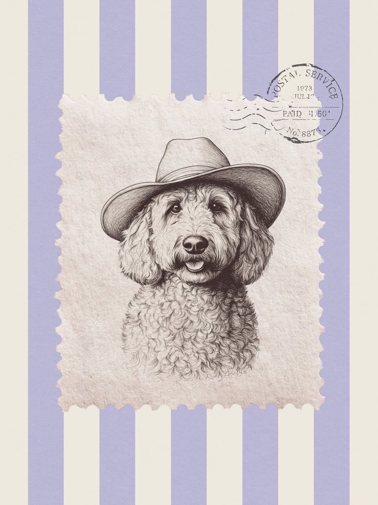 Cowboy-motívumos bélyeg alkotó: Jolly and Dash