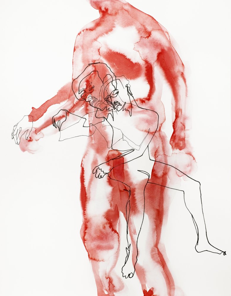 Vörös ölelés alkotó: Joshua Hoskins