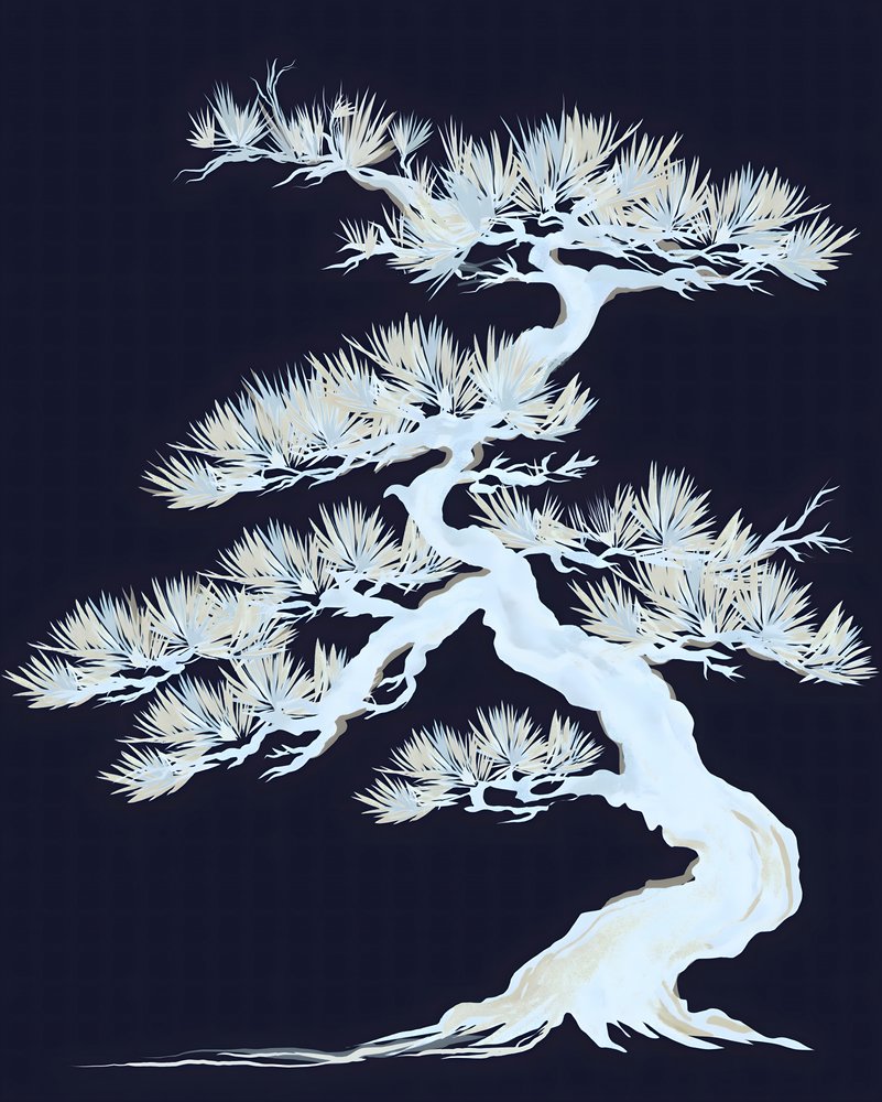 Fehér bonsai fa alkotó: Josie George