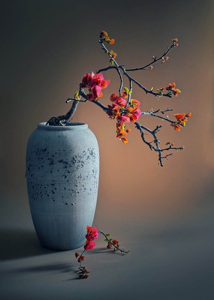 Zen virágkompozíció alkotó: Judy Tseng