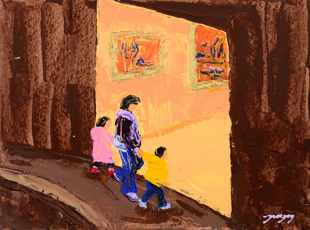Családi galérialátogatás alkotó: Jukyong Park