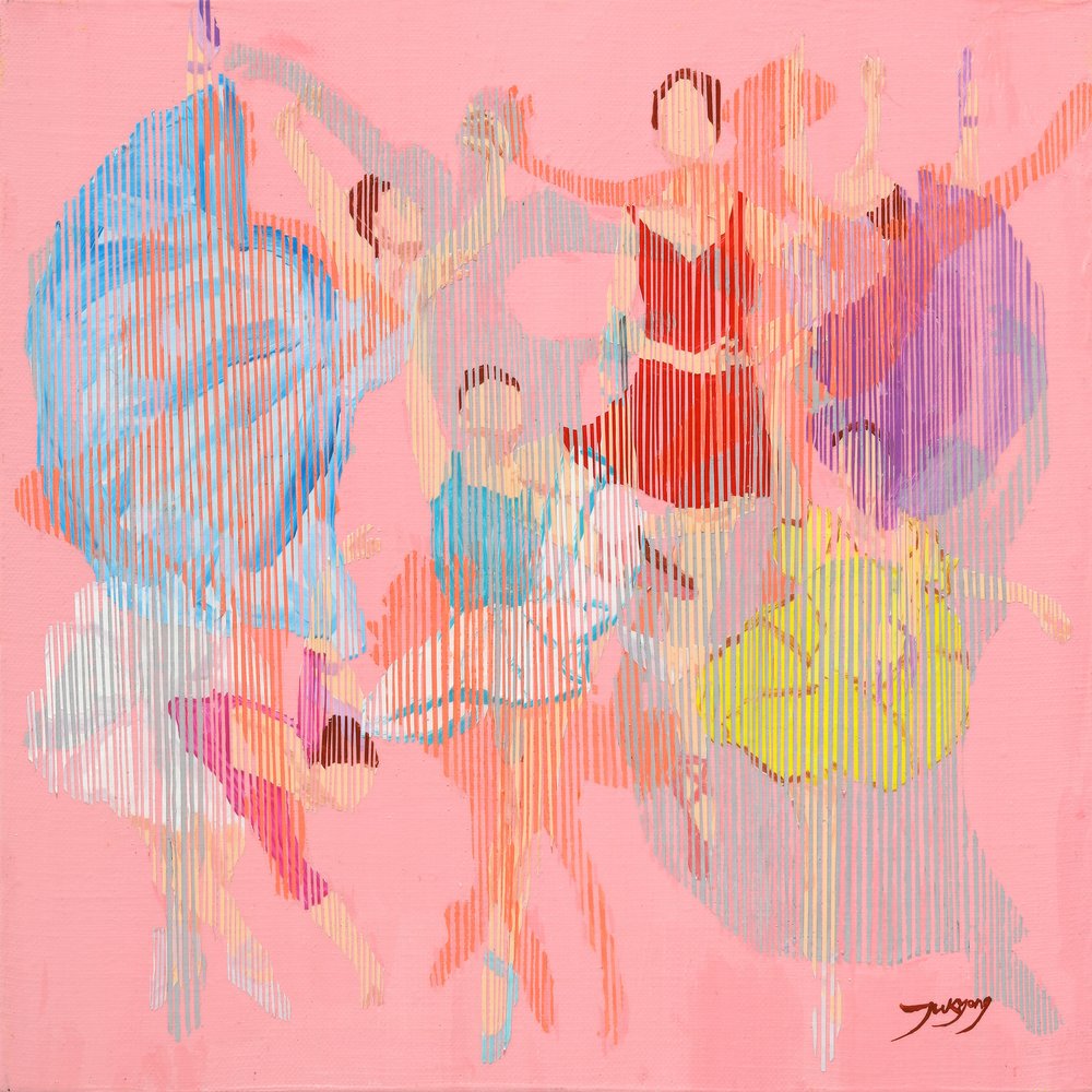 Kecses balett-táncosok alkotó: Jukyong Park
