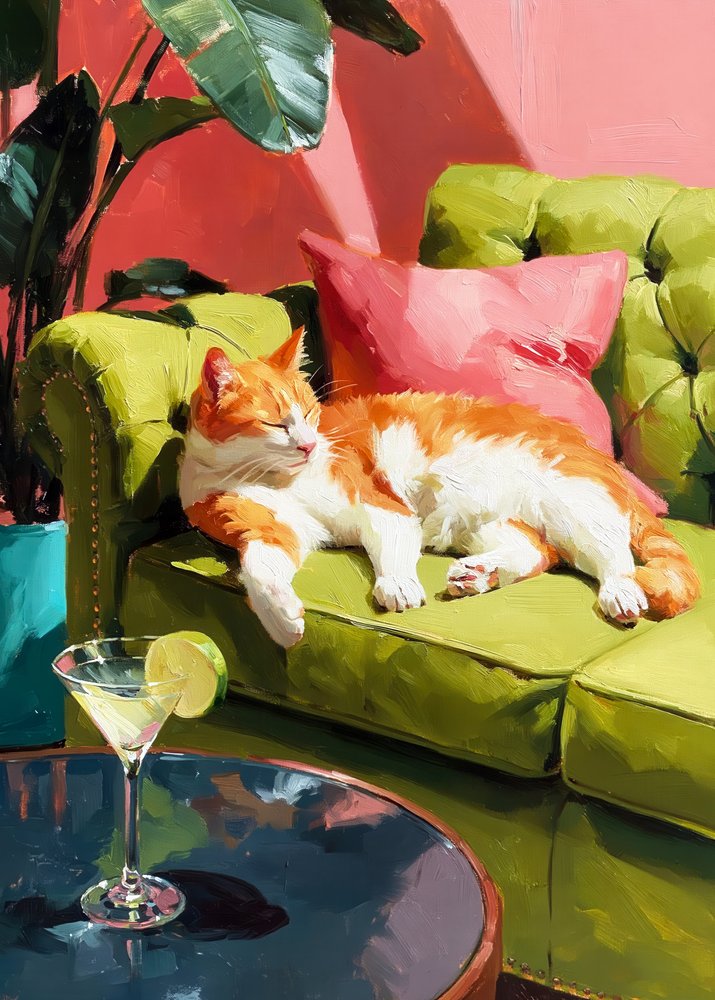 Sunny Cat Martini alkotó: Justyna Jaszke