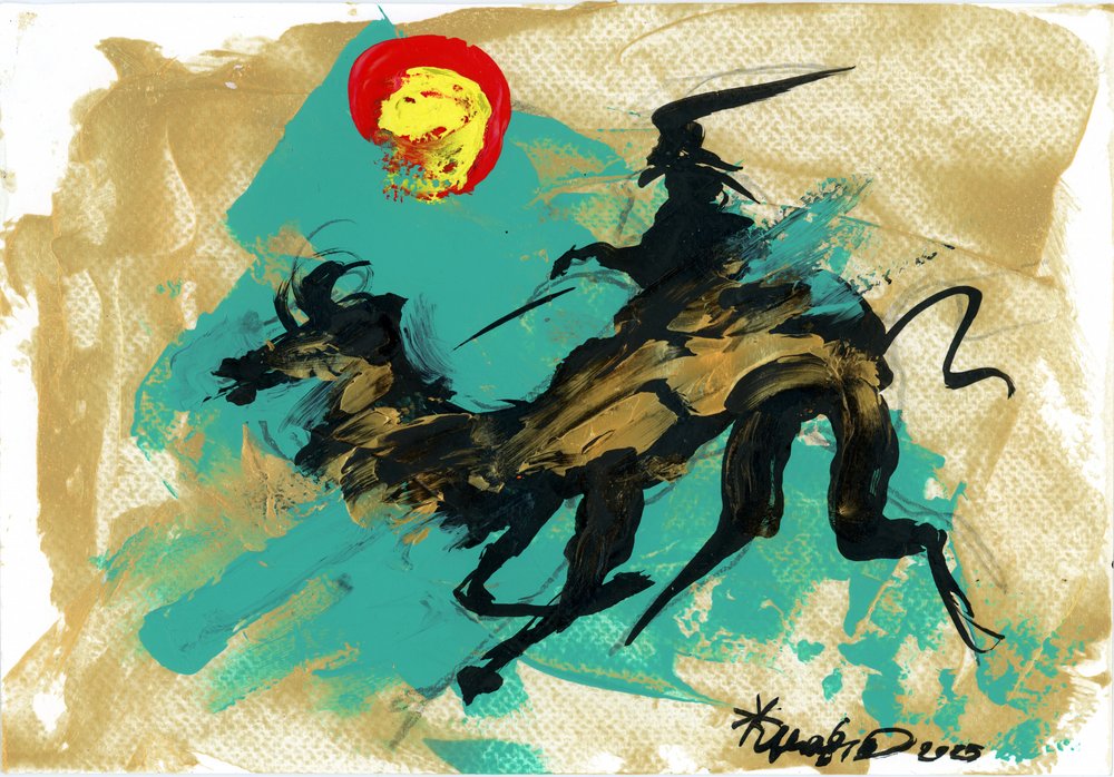 Dynamic Rider Aranyló alkotó: Kanat Ibragimov