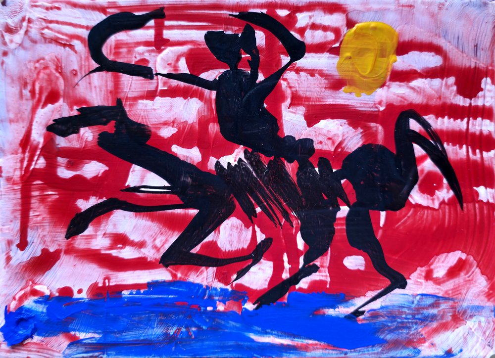 Primal Rider csata alkotó: Kanat Ibragimov