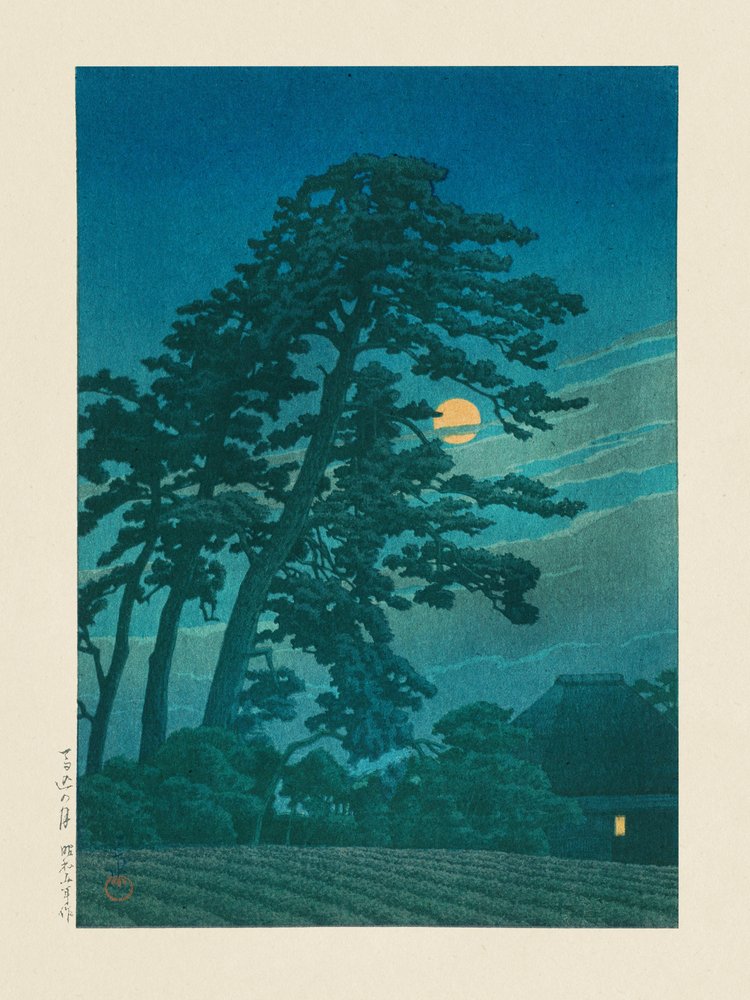 Hold Magome-ban alkotó: Kawase Hasui