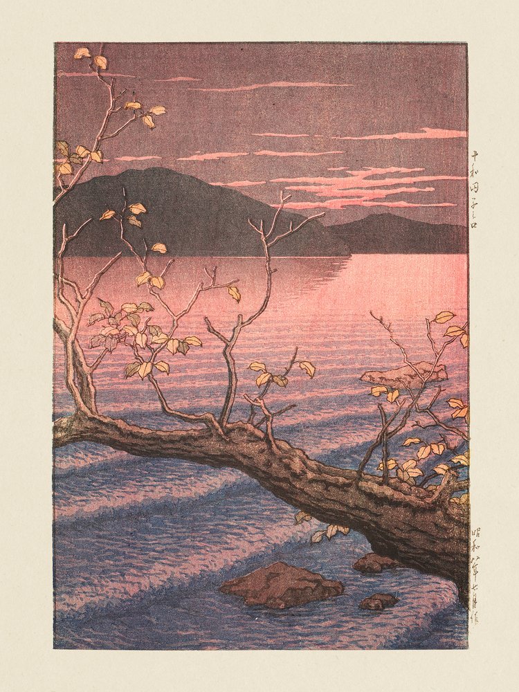 Towadako Noguchi (Towada-tó, Aomori) (1932) alkotó: Kawase Hasui