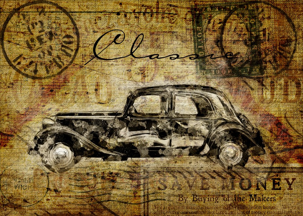 régi képeslap, mert alkotó: Lembayung senja studio [Vintage Poster]