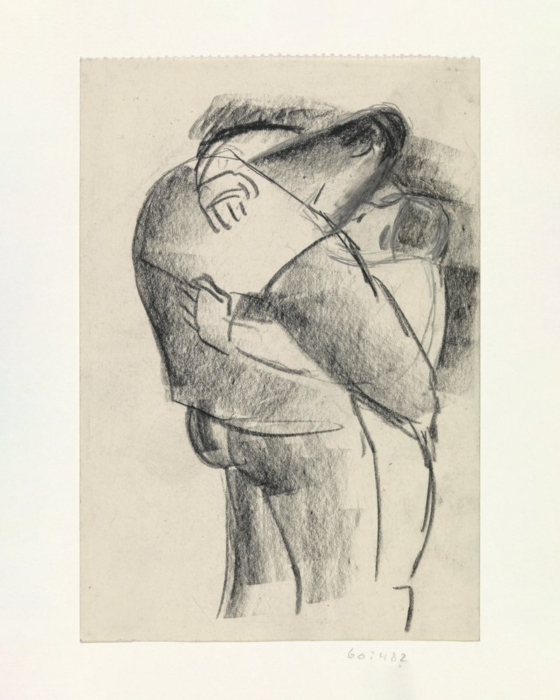 Csókolózó pár (1891–1941) alkotó: Leo Gestel