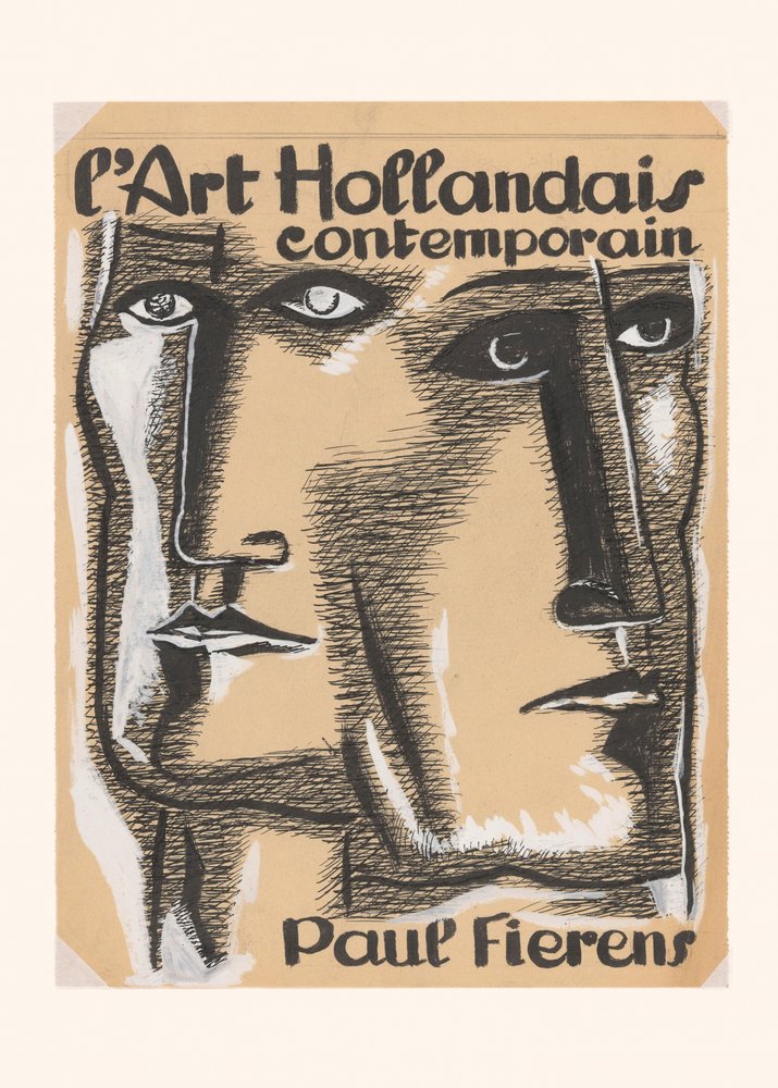 A L’art Hollandais Contemporain 1933 című könyv borítójának terve alkotó: Leo Gestel