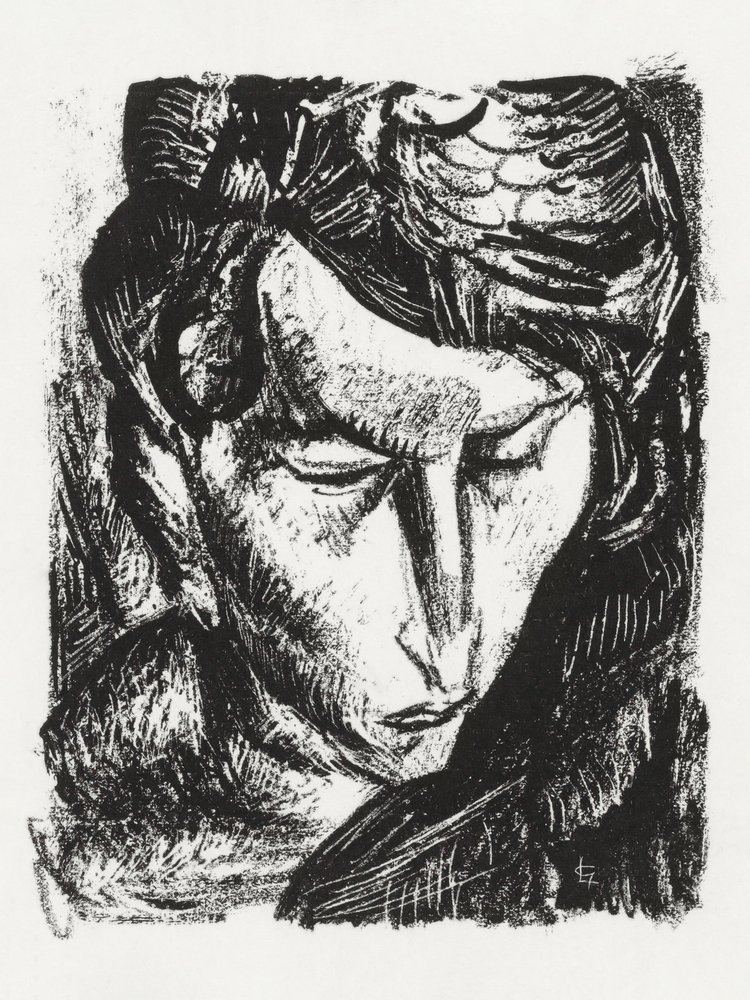 Egy ismeretlen nő portréja (kb. 1891–1941) alkotó: Leo Gestel