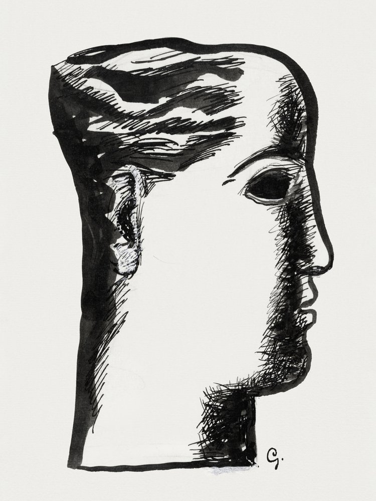 Női fej (kb. 1891–1941) alkotó: Leo Gestel