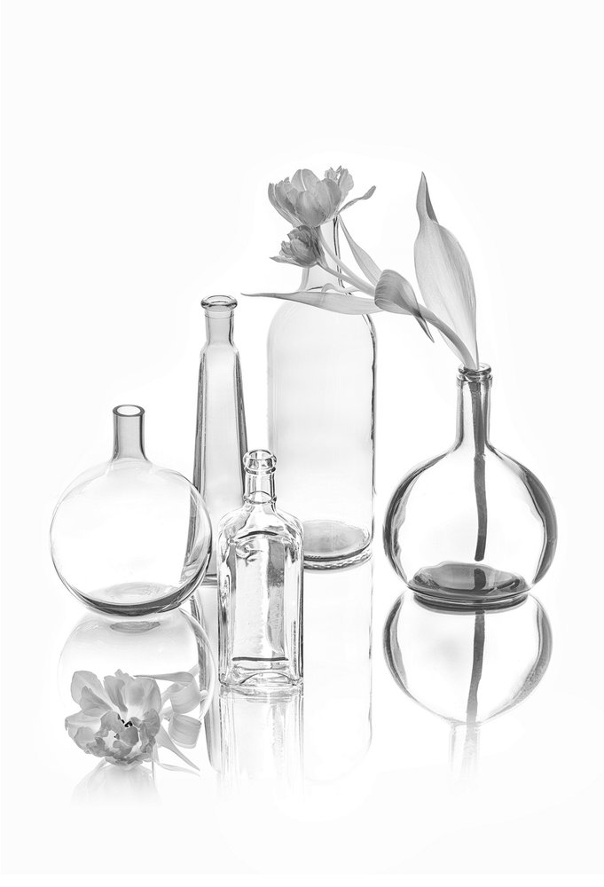 Elegáns üveg tulipánok alkotó: Lydia Jacobs
