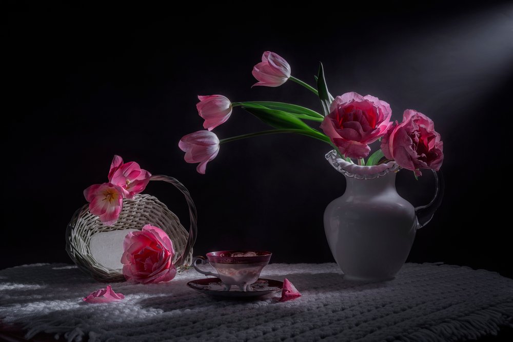 Hangulatos rózsaszín tulipánok alkotó: Lydia Jacobs