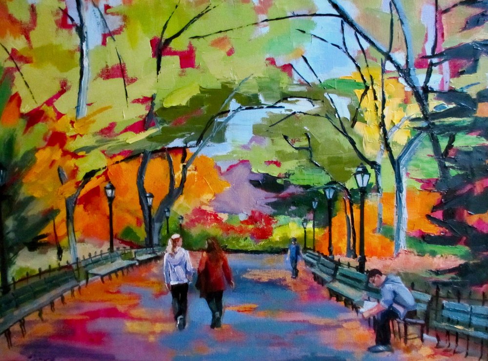 Színes őszi park alkotó: Maxine Shore