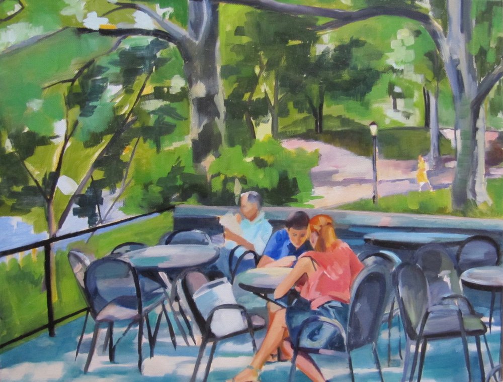 Park Café jelenet alkotó: Maxine Shore