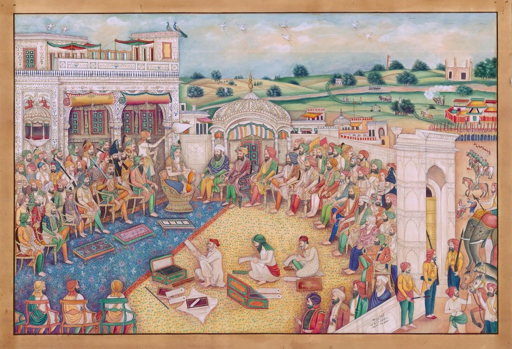 Ranjeet Singh bírósági jelenete alkotó: Mirza Baig