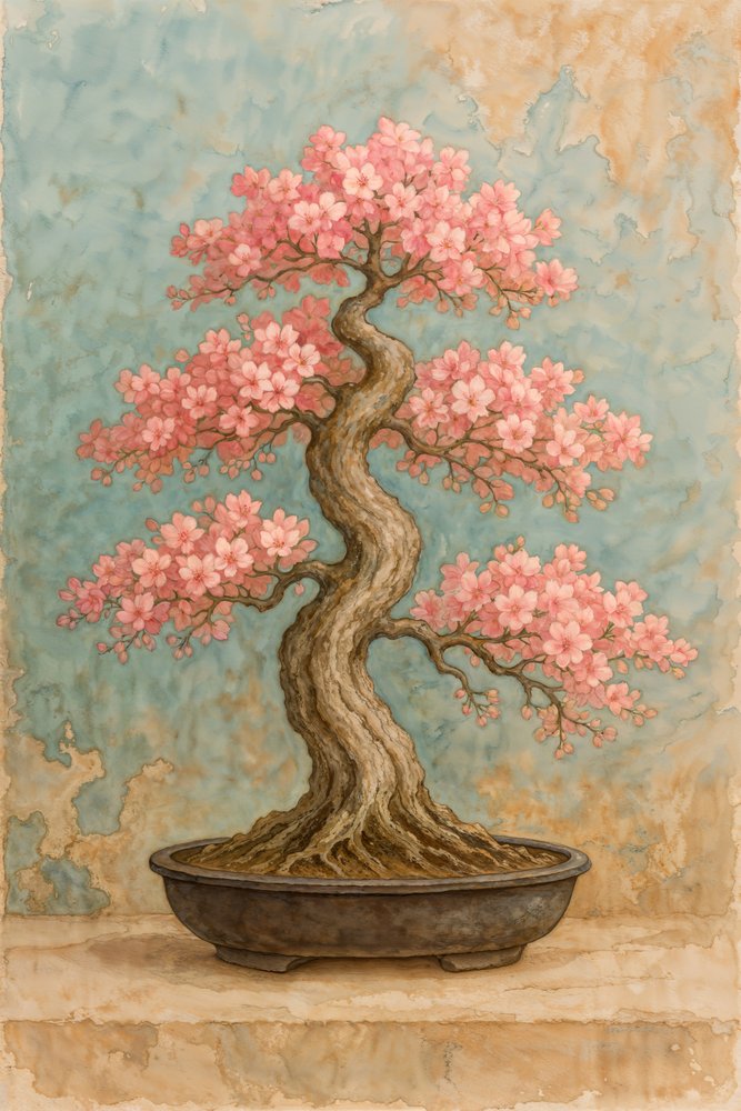 Cseresznyevirágos bonsai alkotó: Natalie Bruns