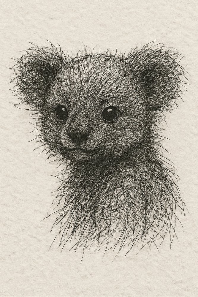 Aranyos kis koala rajz alkotó: Natalie Bruns