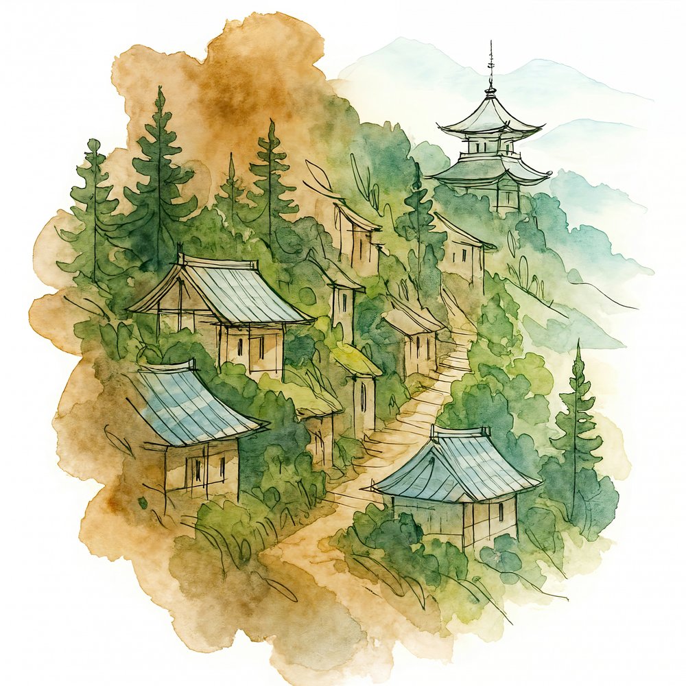 Japán hegyi falu alkotó: Natalie Bruns