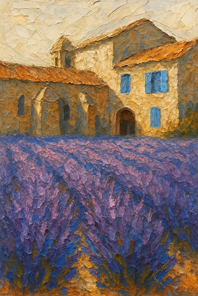 Provence-i levendulaültetvény alkotó: Natalie Bruns