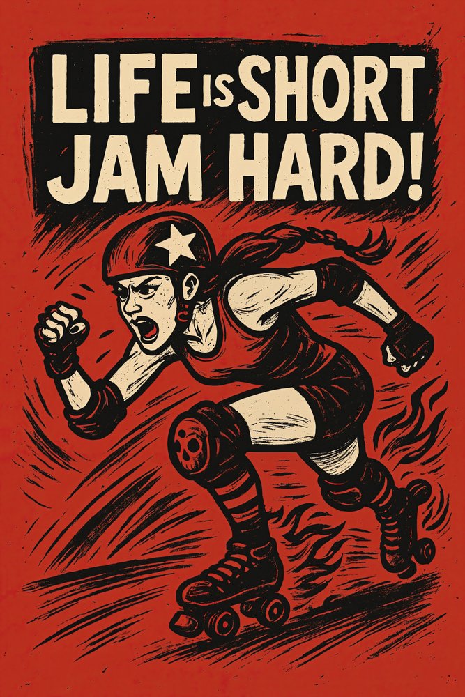 Roller Derby Jam Hard alkotó: Natalie Bruns