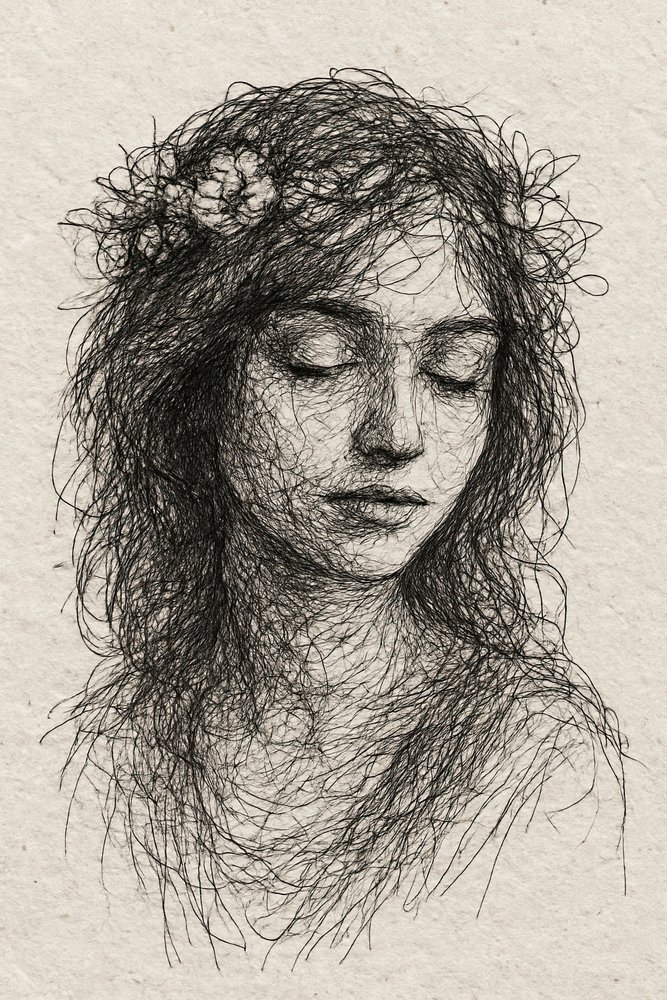 Nyugodt virágportré alkotó: Natalie Bruns