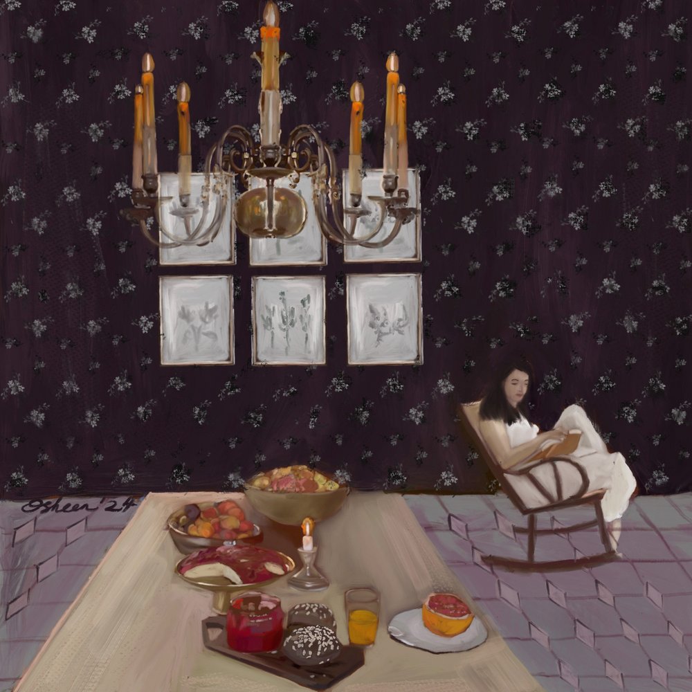 Reggeli és egy könyv alkotó: Osheensgallery
