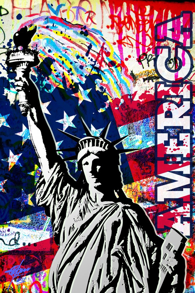 Amerikai szabadság-graffiti alkotó: Osvaldo Russo