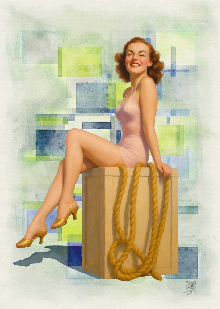 Vidám vintage pin-up alkotó: Osvaldo Russo