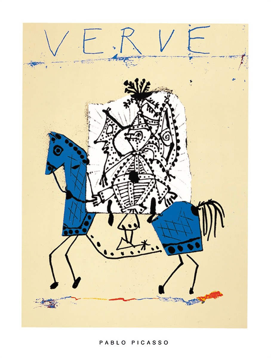 A Verve albumborítója, 1951 alkotó: Pablo Picasso