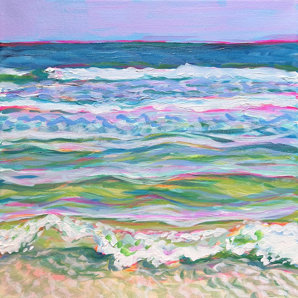 Színes óceáni hullámok alkotó: Pauline Wegman | Key and Sea Creative