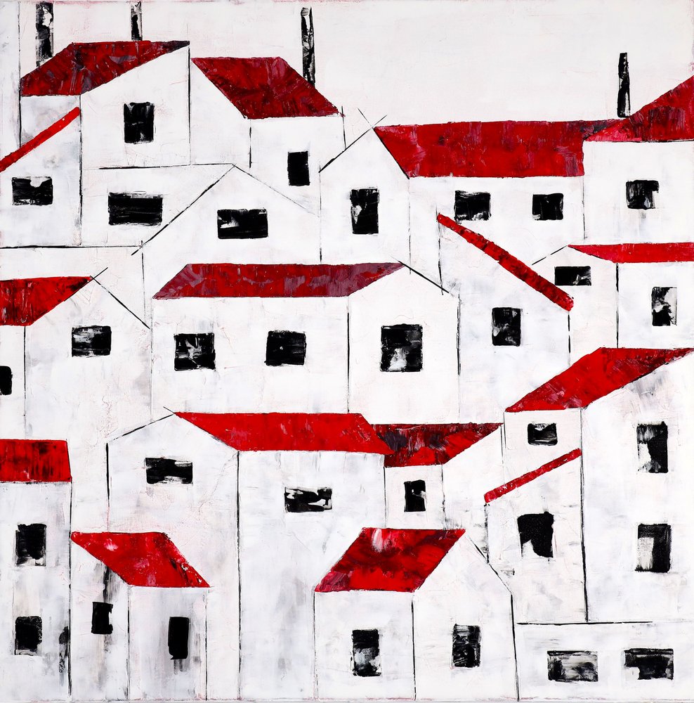 A bájos Red Roof Village alkotó: Poonam Choudhary