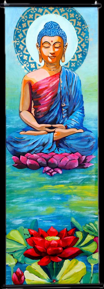 Nyugodt Buddha lótusz alkotó: Poonam Choudhary
