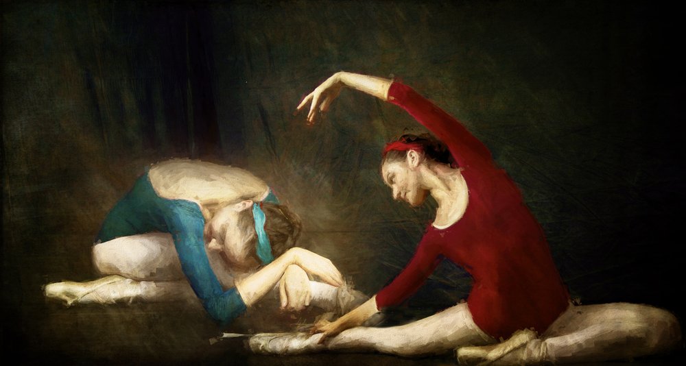Gyakorló balett-táncosok alkotó: Rachel Pansky
