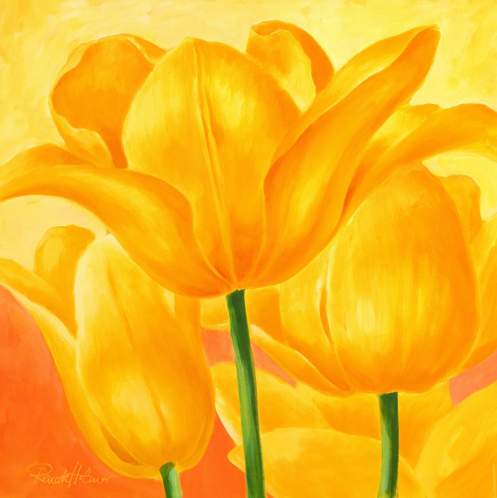 Napsárga tulipánok alkotó: Renate Holzner