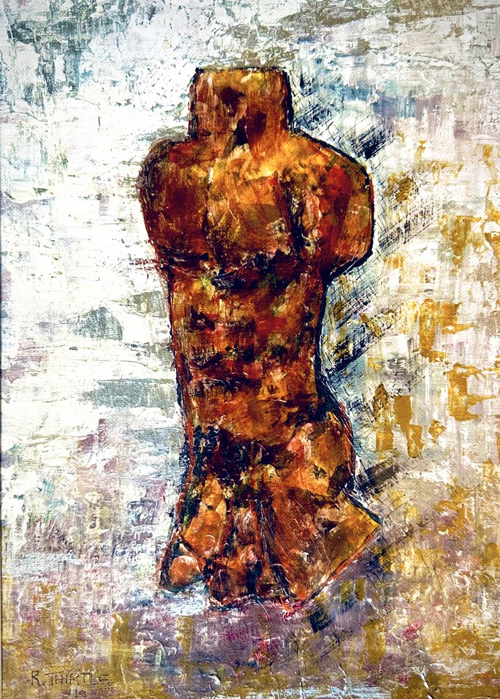 Férfi torzó szobor alkotó: Robert Thirtle