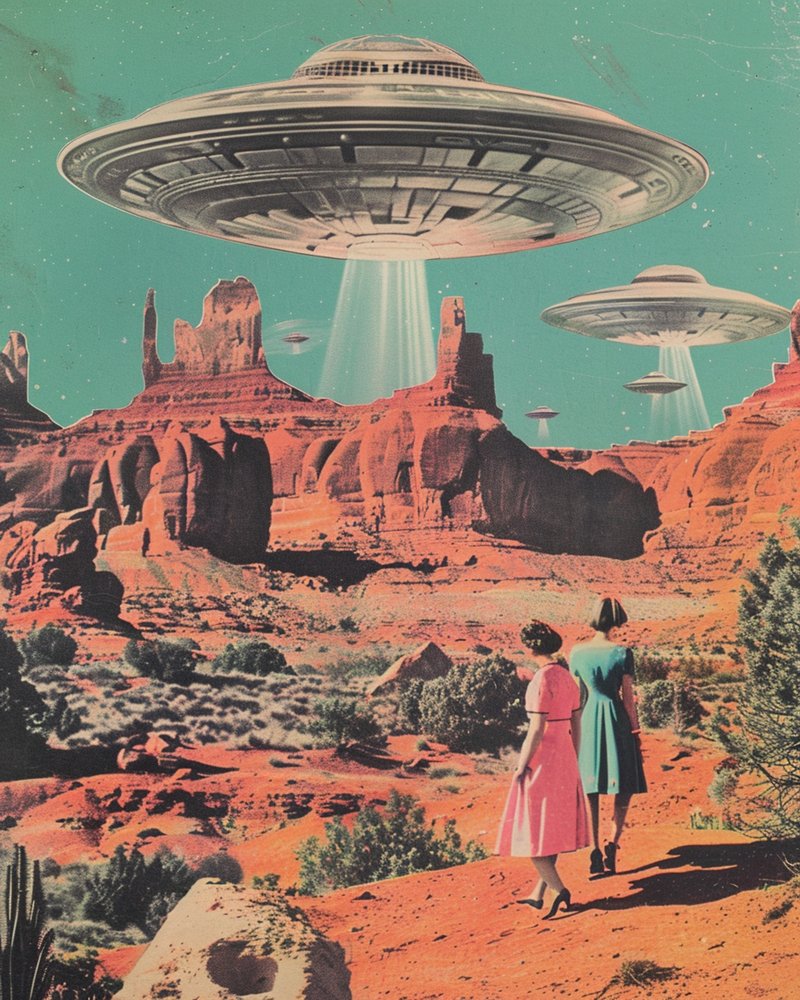 UFO-invázió a sivatagban alkotó: Samantha Hearn