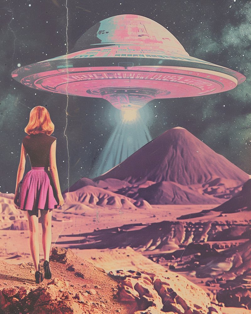 Rózsaszín UFO – Az idegenek világa alkotó: Samantha Hearn