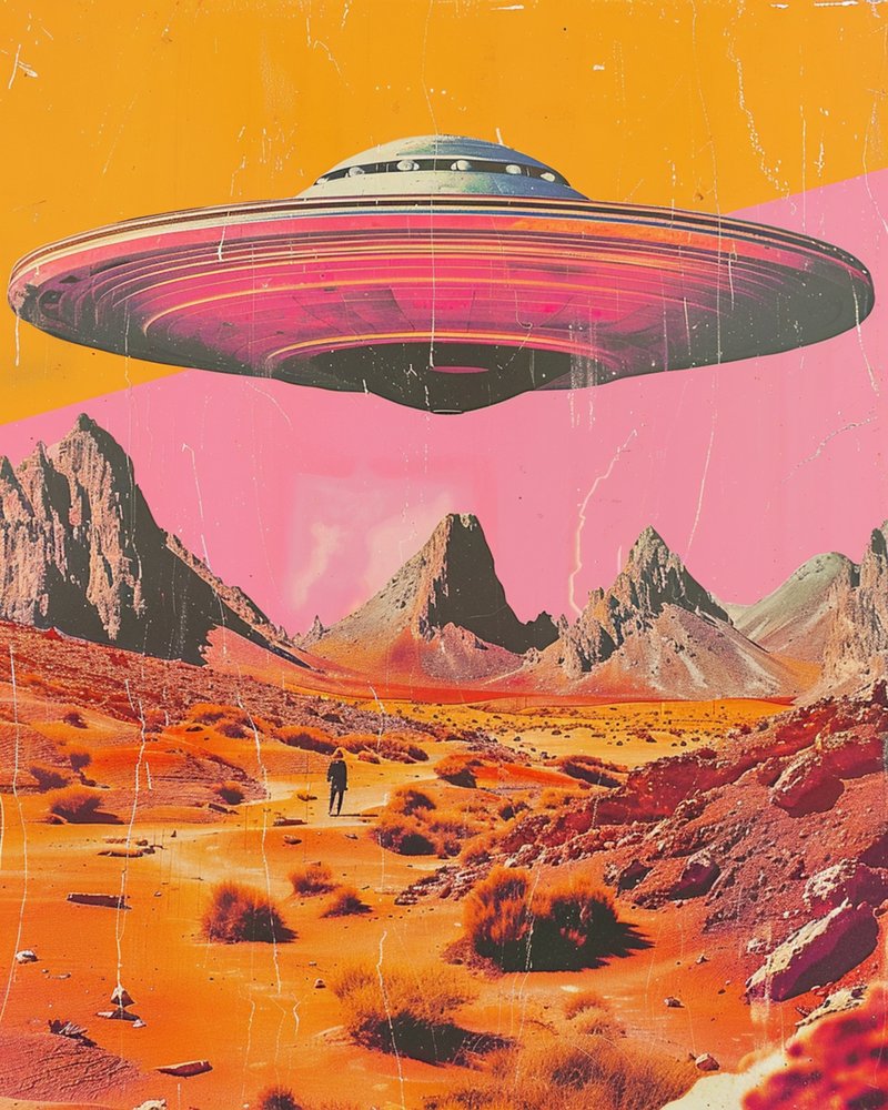 Retro Sivatagi UFO alkotó: Samantha Hearn